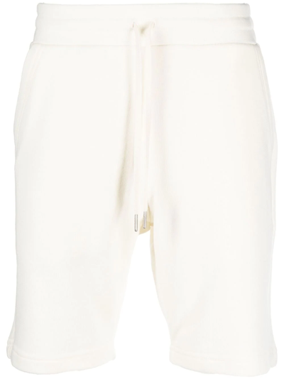 John Elliott Crimson Straight-leg Track Shorts In White