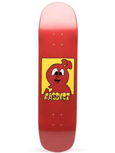 Paccbet Capdude Graphic-print Skateboard In Red