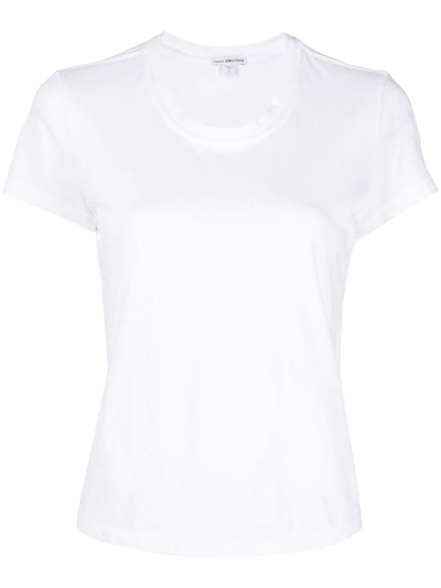 James Perse Short Sleeve T-shirt In White