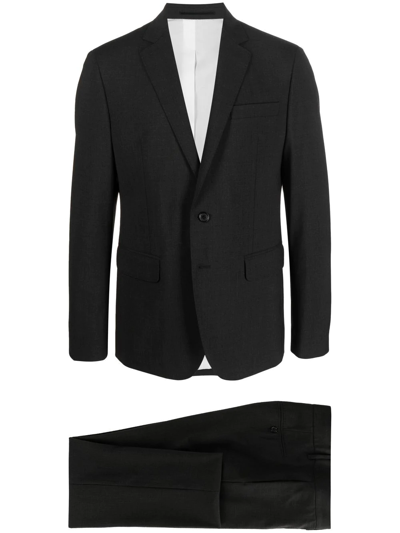 Dsquared2 London Dark Blue Suit In Nero