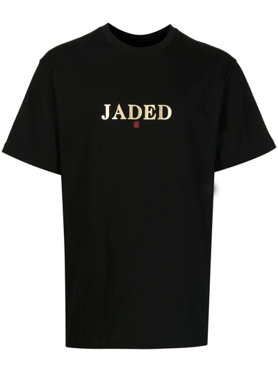 Clot 'jaded' Graphic-print T-shirt In Black