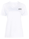 Golden Goose White Star Collection Logo-print T-shirt In White