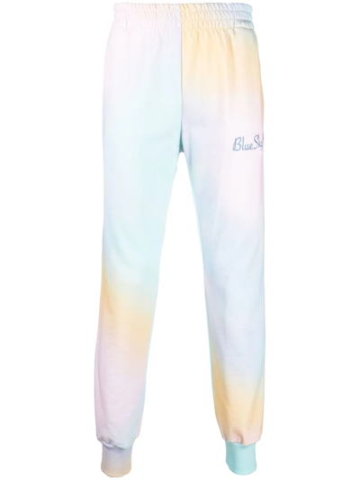 Blue Sky Inn Embroidered-logo Track Pants In Pink