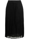 DKNY CHIFFON MIDI SKIRT