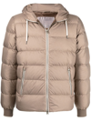 HERNO FEATHER-DOWN PADDED BOMBER JACKET