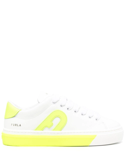 Furla Low-top Lace-up Trainers In White