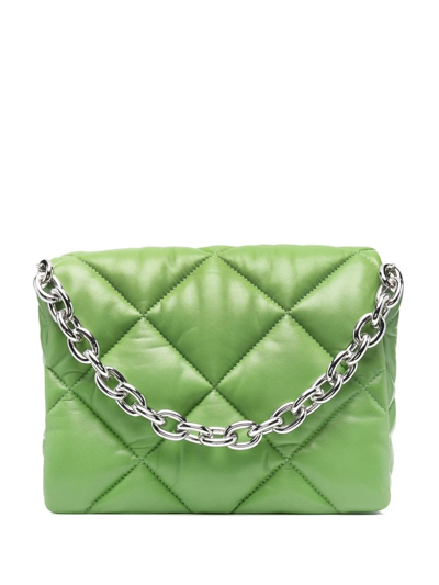 Stand Studio Brynnie Quilted Shoulder Bag In Green