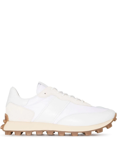 Tod's Sneakers  1t In Leather And Fabric In White