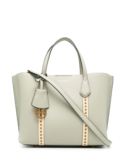 Tory Burch Studded Tote Bag In Green | ModeSens