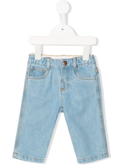 Bonpoint Babies' Slim-cut Leg Jeans In Blue