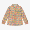 Bonpoint Girls Pink Floral Liberty Blouse In Pink