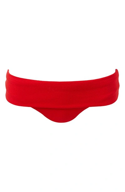 Melissa Odabash Brussels Bikini Bottoms In Mazy Red