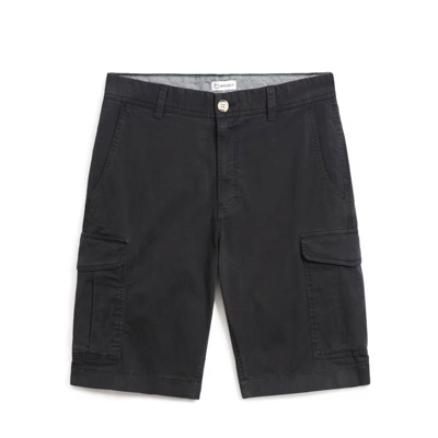 Woolrich Classic Cargo Short Bermuda With Large Pockets Blue  Man