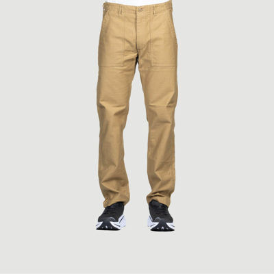 Or Slow Cotton Fatigue Pants Khaki Orslow In Green