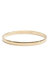 Kate Spade Heart Of Gold Engraved Idiom Bangle Bracelet