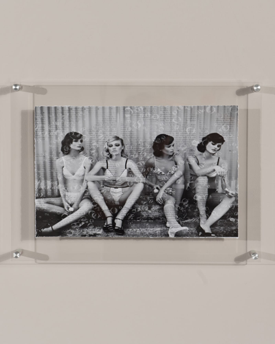 Rfa Fine Art Bubbles Models Print Photography Art In Plexi Frame