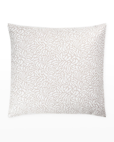 Matouk Cora Euro Sham In Naturalwhite