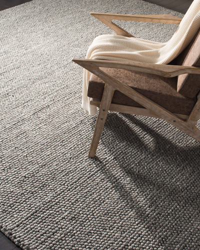 Ralph Lauren Carisbrooke Hand-woven Rug, 8' X 10' In Dark Grey