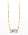 Suzanne Kalan Shimmer Small 18k Gold Diamond Necklace In Yellow/gold