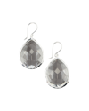 Ippolita Large Teardrop Earrings In Silver/ Pyrite