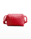 Bottega Veneta Loop Mini Intrecciato Crossbody Bag In 6392 Apple Candy-