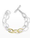Ippolita Silver And Gold Chimera Classico Sculptured Bracelet