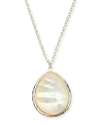 Ippolita Large Pendant Necklace In Sterling Silver In Mother Of Pearl