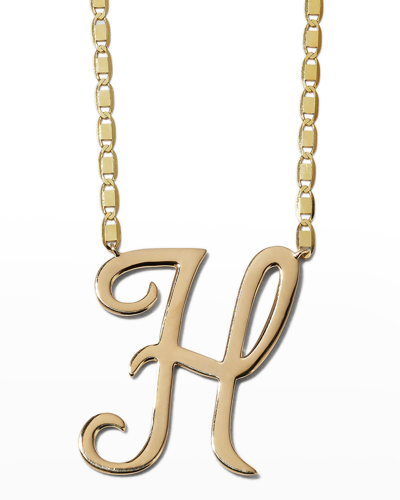 Lana Jewelry 14k Malibu Initial Necklace In U