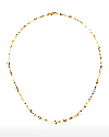 Roberto Coin Two-tone 18k 7-diamond Dog Bone Necklace In Yellow White Gold