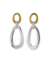 Ippolita Two-tone Snowman Oval-drop Earrings
