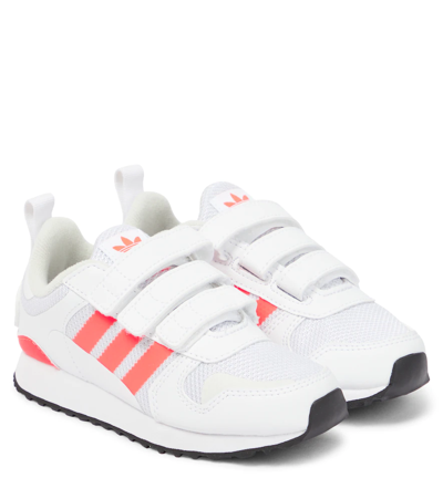 Adidas Originals Kids' Zx 700 Hd Mesh Sneakers In Ftwr Wftwwht/turbo/whitinhite
