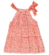 Poupette St Barth Little Girl's & Girl's Carine Mini Dress In Pink Mistral