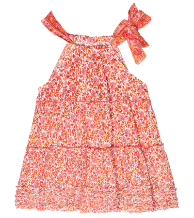 Poupette St Barth Kids' Little Girl's & Girl's Carine Mini Dress In Pink Mistral