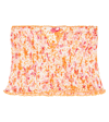 Poupette St Barth Printed Bandeau Top In Pink Monaco