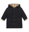 BURBERRY VINTAGE CHECK QUILTED COAT