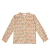 Bonpoint Girls Pink Floral Liberty Blouse In Fl Multicolore