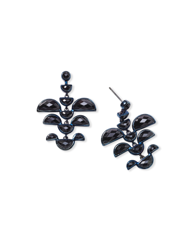 Nakard Phoenix Dangle Earrings In Black