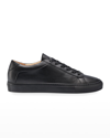 Koio Men's Capri Tonal Leather Low-top Sneakers In Nero