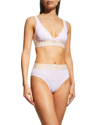Versace White Greca-waistband Briefs In White