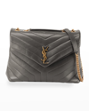 SAINT LAURENT LOULOU MEDIUM YSL CHAIN SHOULDER BAG