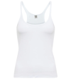 Totême Cotton-blend Racerback Tank Top In Blanc