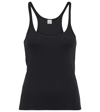 Totême Toteme Organic Cotton Rib Tank Top In Black