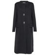 Ferragamo Single-breasted Wool-cashmere Coat In Nero/nero