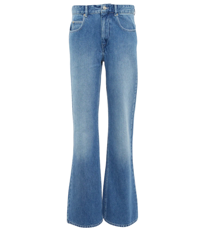 Isabel Marant Étoile Belvira High-rise Bootcut Jeans In Denim