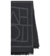 TOTÊME LOGO WOOL AND CASHMERE SCARF