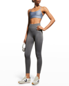 Alo Yoga Airlift Intrigue Low-impact Sports Bra In Dusty Pink