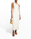 Rag & Bone Asher Ribbed-knit Racerback Maxi Dress In Black