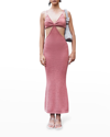 Cult Gaia Serita Cutout-waist Metallic Cocktail Dress In Jaipur