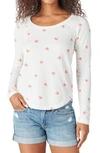 Lucky Brand Burnout Thermal In Cream Multi