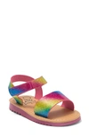 Olivia Miller Kids' Ankle Strap Sandal In Rainbow